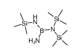 amino(bis(trimethylsilyl)amino)((trimethylsilyl)amino)borane结构式