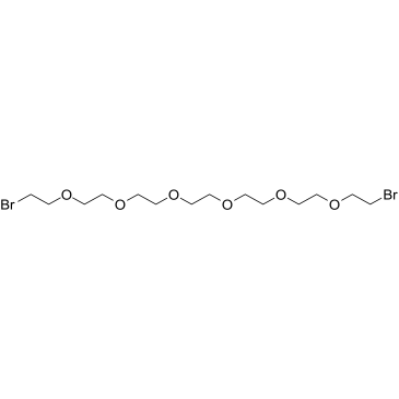 Bromo-PEG6-bromide Structure