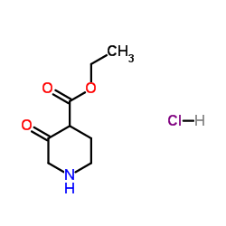 Ethyl 3-Oxopiperidine-4-carboxylate Hydrochloride Structure