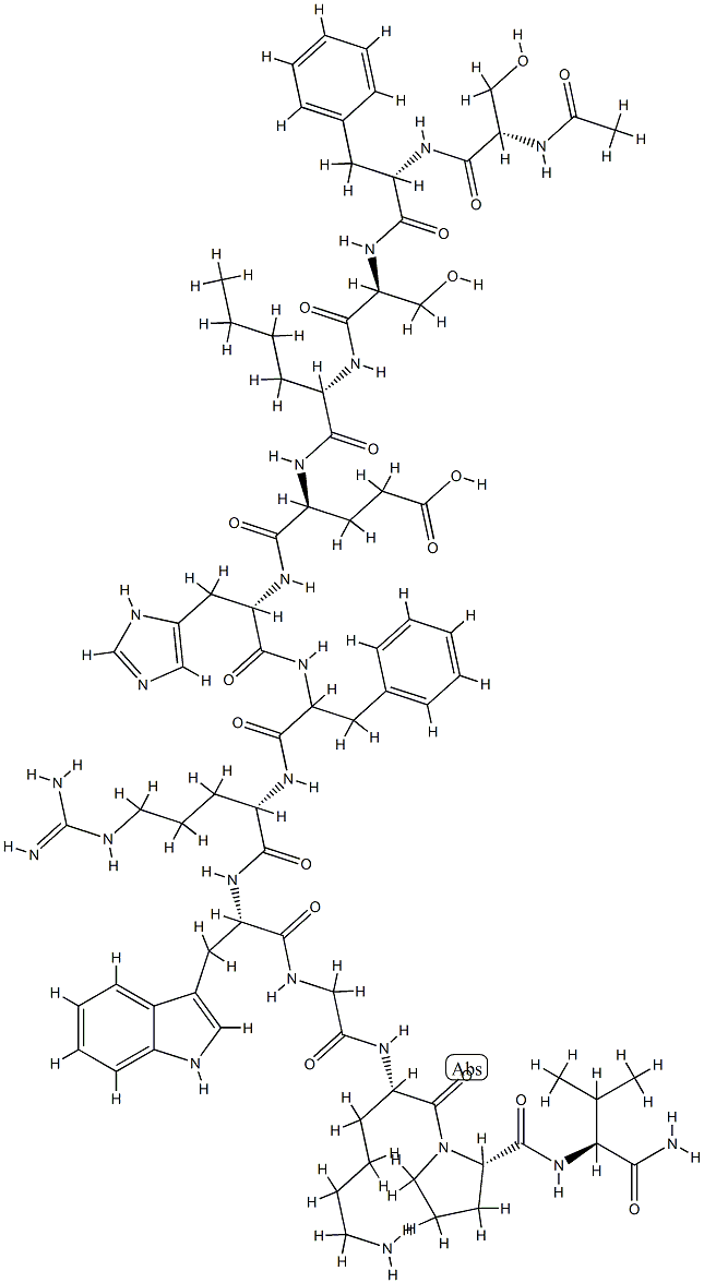 MSH, (2-Phe-4-Nle)alpha-结构式