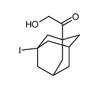 2-hydroxy-1-(3-iodo-1-adamantyl)ethanone Structure