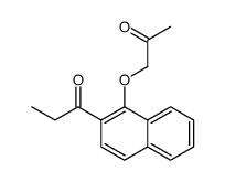 1-(1-Acetonyloxy-2-naphtyl)-1-propanone structure