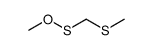 Methyl-methylthiomethyl-sulfoxid结构式