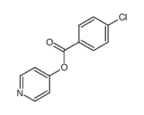 pyridin-4-yl 4-chlorobenzoate Structure