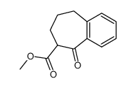 methyl 5-oxo-6,7,8,9-tetrahydro-5H-benzo[7]annulene-6-carboxylate Structure