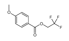 2,2,2-trifluoroethyl 4-methoxybenzoate结构式