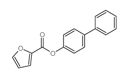 2-Furancarboxylic acid,[1,1'-biphenyl]-4-yl ester structure