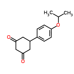5-(4-Isopropoxyphenyl)-1,3-cyclohexanedione结构式