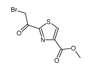 methyl 2-(2-bromoacetyl)-1,3-thiazole-4-carboxylate结构式