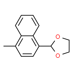 1,3-Dioxolane,2-(4-methyl-1-naphthalenyl)-(9CI)结构式