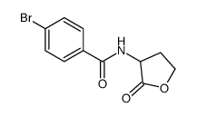 p-Bromo-N-(2-oxotetrahydrofuran-3-yl)benzamide structure