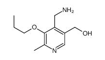 3-Pyridinemethanol,4-(aminomethyl)-6-methyl-5-propoxy-(9CI)结构式