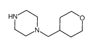 1-[(tetrahydro-2H-pyran-4-yl)methyl]piperazine结构式