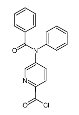 5-(N-benzoylphenylamino)-2-pyridinecarbonyl chloride Structure