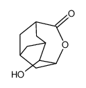 2-anti-hydroxy-4-oxa-5-homoadamantan-5-one Structure