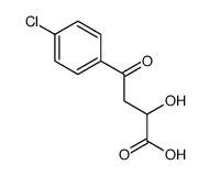 4-(4-chlorophenyl)-2-hydroxy-4-oxobutanoic acid结构式