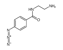 N-(2-aminoethyl)-4-azidobenzamide Structure
