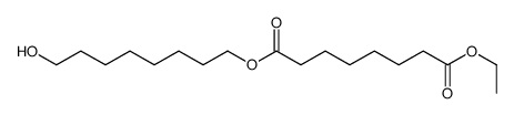 1-O-ethyl 8-O-(8-hydroxyoctyl) octanedioate结构式