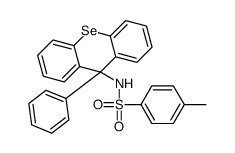 4-methyl-N-(9-phenylselenoxanthen-9-yl)benzenesulfonamide结构式