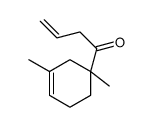 1-(1,3-dimethylcyclohex-3-en-1-yl)but-3-en-1-one结构式