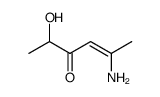 4-Hexen-3-one, 5-amino-2-hydroxy-, (Z)- (9CI) Structure
