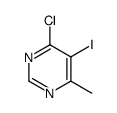 4-氯-5-碘-6-甲基嘧啶结构式