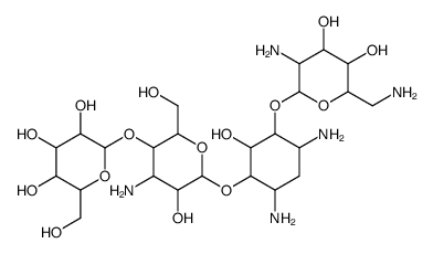 4'-alpha-D-Glucopyranosylkanamycin B Structure