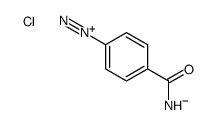 4-carbamoylbenzenediazonium,chloride Structure