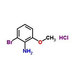 2-Bromo-6-methoxy-phenylamine hydrochloride Structure