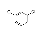 1-Chloro-3-iodo-5-methoxybenzene, 3-Chloro-5-iodophenyl methyl ether structure