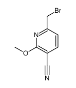 6-(Bromomethyl)-2-methoxynicotinonitrile Structure