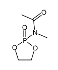 N-methyl-N-(2-oxido-1,3,2-dioxaphospholan-2-yl)acetamide结构式