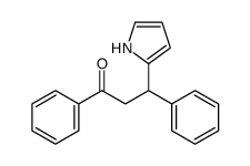 1,3-diphenyl-3-(1H-pyrrol-2-yl)propan-1-one结构式