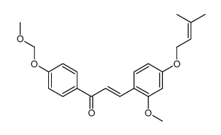 2-Methoxy-4-(O-prenyl)-4'-methoxymethoxychalcone Structure