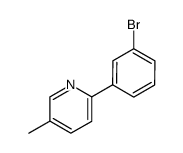 2-(3-bromophenyl)-5-methylpyridine Structure