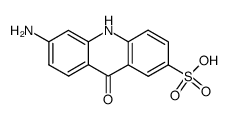 6-amino-9-oxo-9,10-dihydro-acridine-2-sulfonic acid Structure