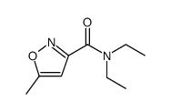 3-Isoxazolecarboxamide, N,N-diethyl-5-methyl结构式