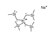 sodium tetrakis((trimethylsilyl)methyl)indium(III)结构式