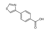4-(1,3-thiazol-4-yl)benzoic acid Structure