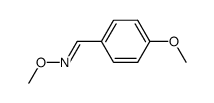 4-methoxybenzaldehyde O-methyloxime Structure