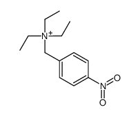 triethyl-[(4-nitrophenyl)methyl]azanium Structure