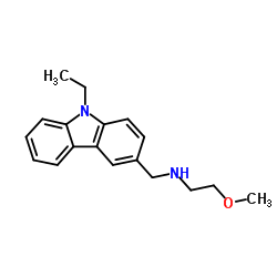 (9-Ethyl-9H-carbazol-3-ylmethyl)-(2-methoxy-ethyl)-amine Structure
