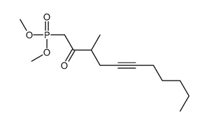 1-dimethoxyphosphoryl-3-methylundec-5-yn-2-one Structure