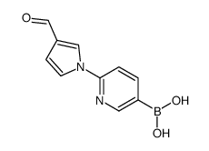 [6-(3-formylpyrrol-1-yl)pyridin-3-yl]boronic acid Structure