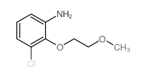 3-Chloro-2-(2-methoxy-ethoxy)-phenylamine Structure