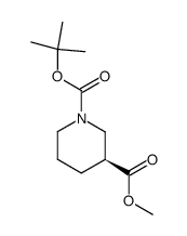 (S)-1-叔丁基 3-甲基 哌啶-1,3-二羧酸酯图片