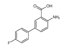 4-Amino-4'-fluoro-3-biphenylcarboxylic acid Structure