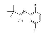 N-(2-Bromo-5-fluorophenyl)pivalamide Structure