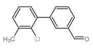 3-(2-Chloro-3-methylphenyl)benzaldehyde structure