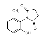 1-(2,6-dimethylphenyl)pyrrolidine-2,5-dione结构式